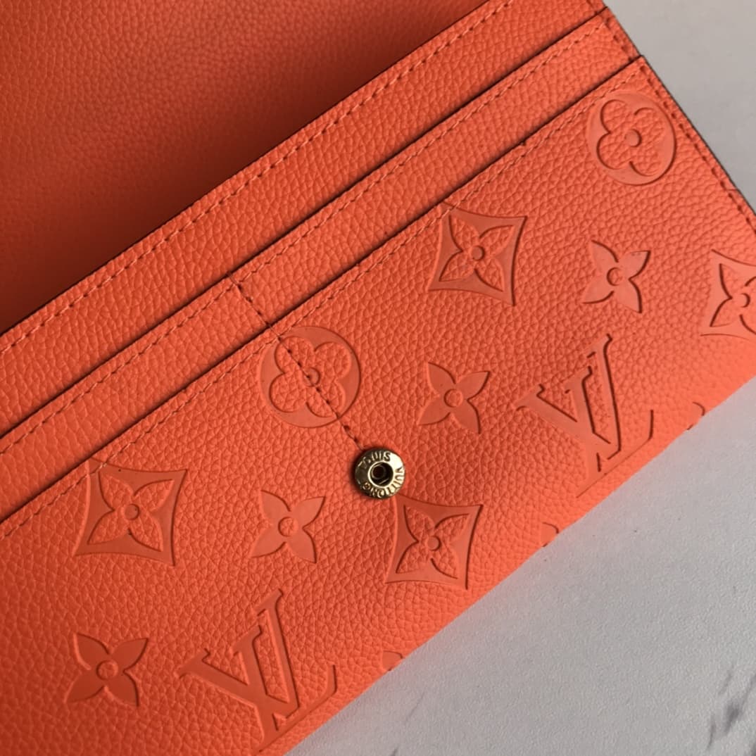 Louis Vuitton Sarah Wallet Orange M61182