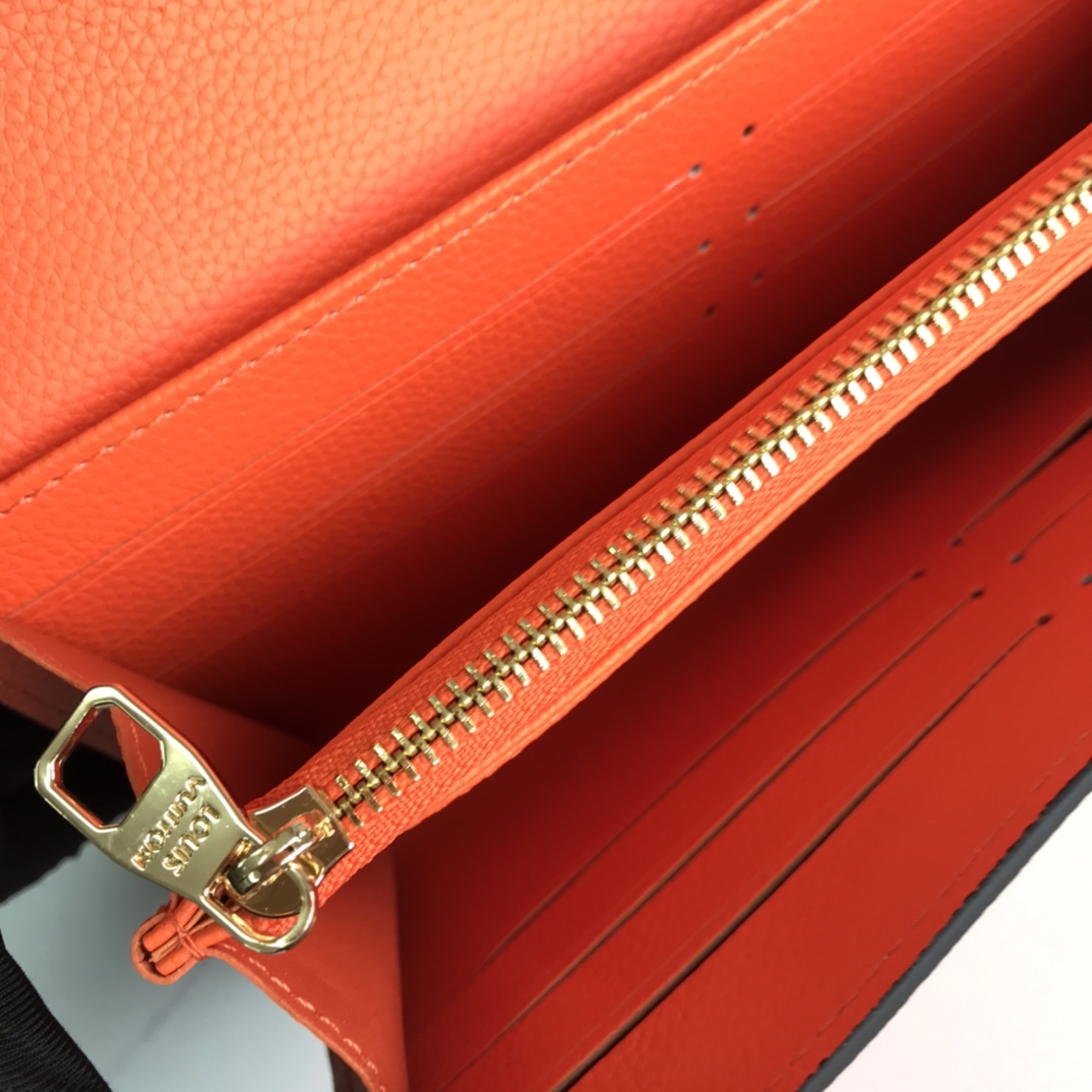 Louis Vuitton Sarah Wallet Orange M61182