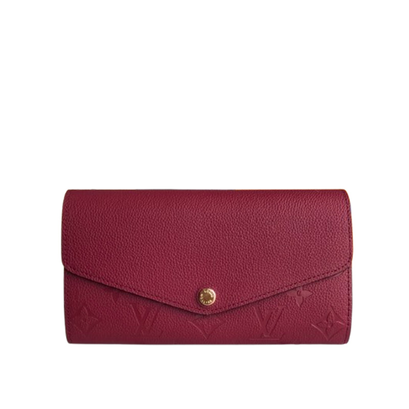 Louis Vuitton Sarah Wallet Dark Red M61182