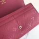 Louis Vuitton Sarah Wallet Dark Red M61182