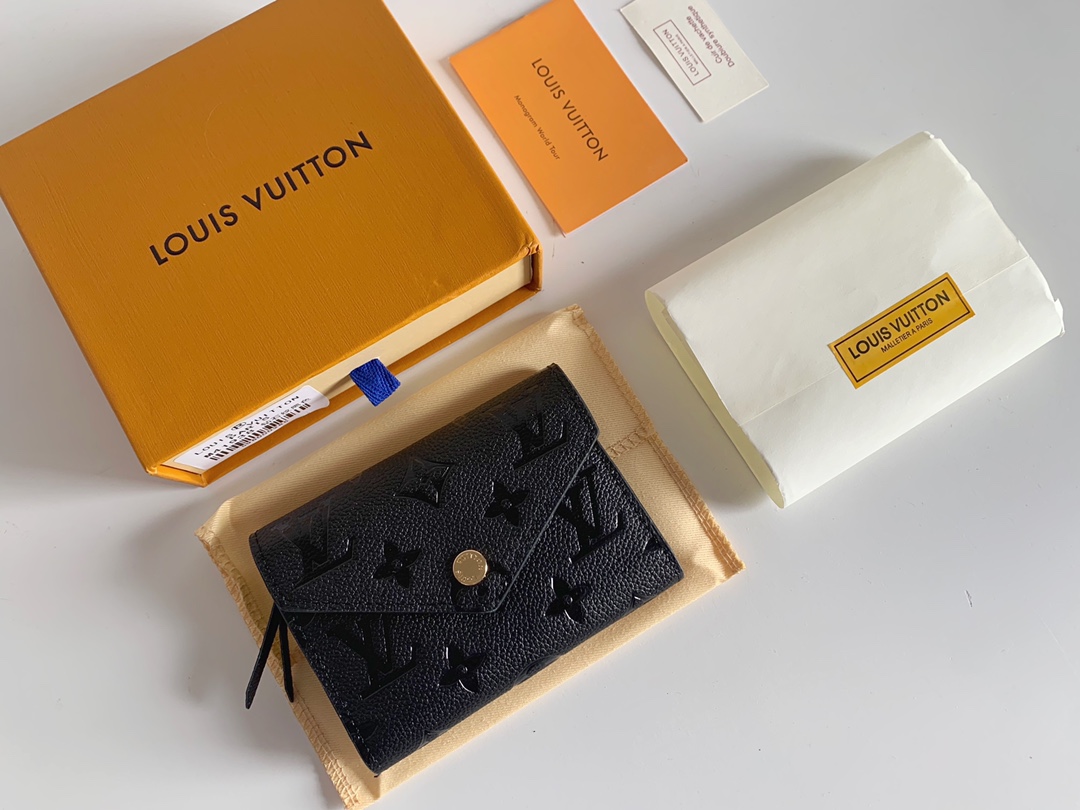 Louis Vuitton Victorine Wallet Black M64060