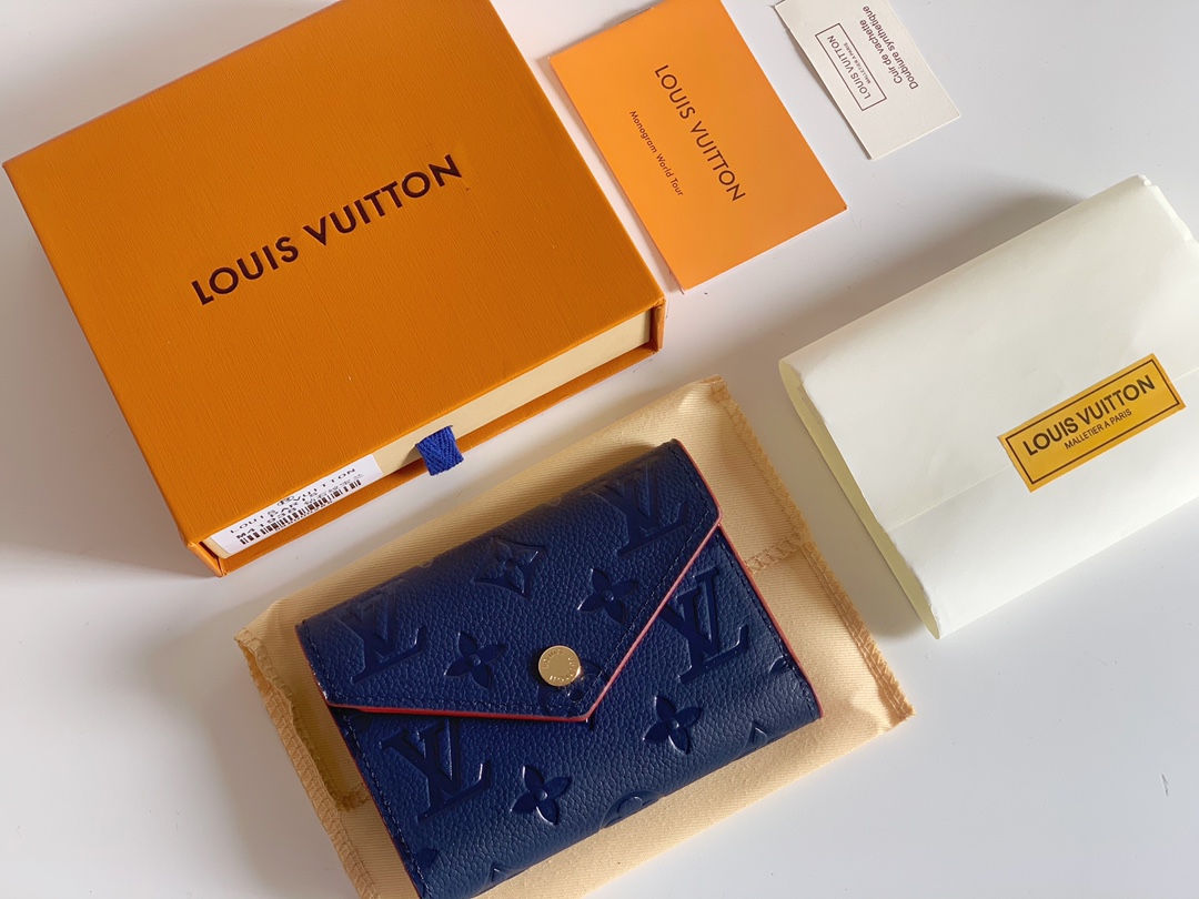 Louis Vuitton Victorine Wallet Navy M64060