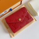 Louis Vuitton Victorine Wallet Red M64060