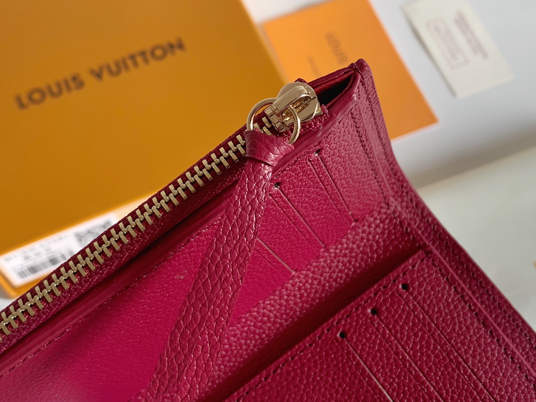 Louis Vuitton Victorine Wallet Dark Red M64060