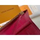 Louis Vuitton Victorine Wallet Dark Red M64060