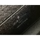 Louis Vuitton Zippy Coin Purse Wallet Solid Black M60067