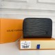 Louis Vuitton Zippy Coin Purse Wallet Black M60152