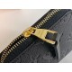 Louis Vuitton Zippy Coin Purse Wallet Black M60574