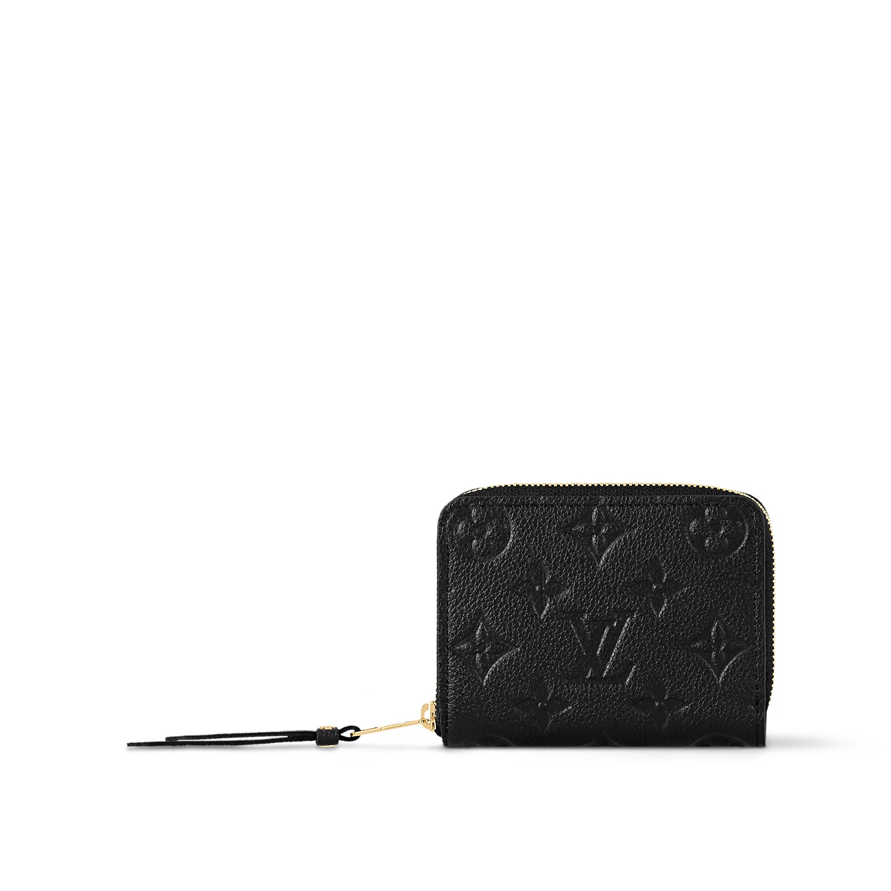 Louis Vuitton Zippy Coin Purse Wallet Black M60574