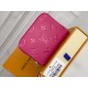 Louis Vuitton Zippy Coin Purse Wallet Hot Pink M60574