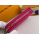 Louis Vuitton Zippy Coin Purse Wallet Hot Pink M60574