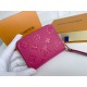 Louis Vuitton Zippy Coin Purse Wallet Hot Pink M60574