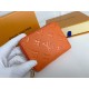 Louis Vuitton Zippy Coin Purse Wallet Orange M60574