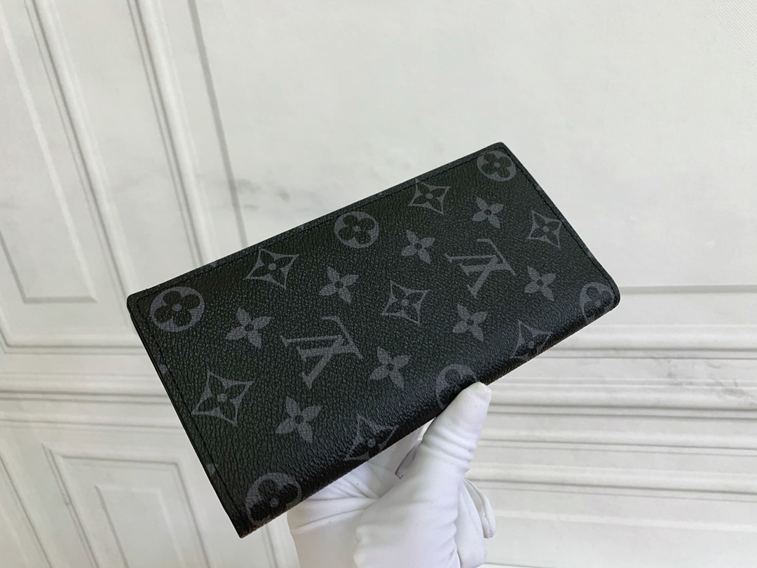 Louis Vuitton Brazza Wallet Black M61697