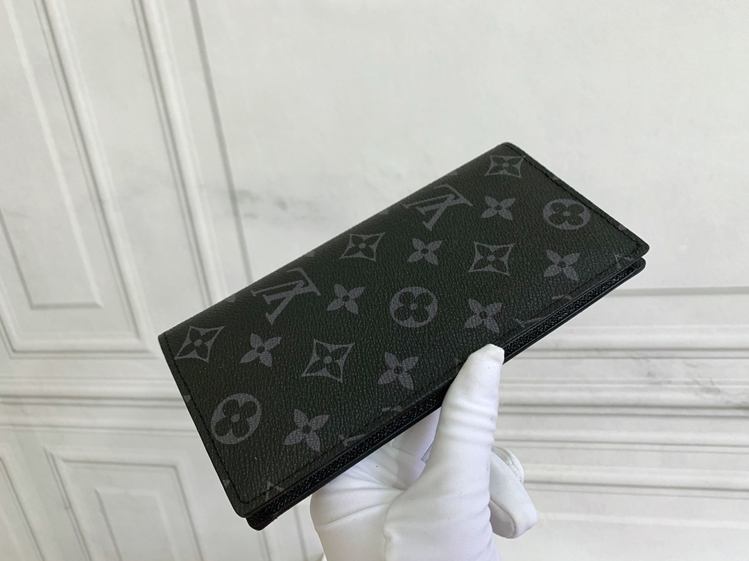 Louis Vuitton Brazza Wallet Black M61697