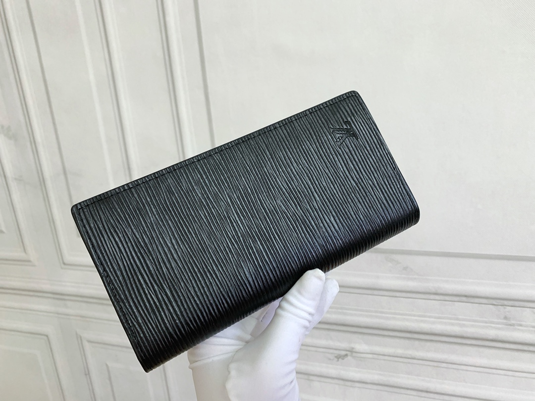 Louis Vuitton Brazza Wallet Black M60622