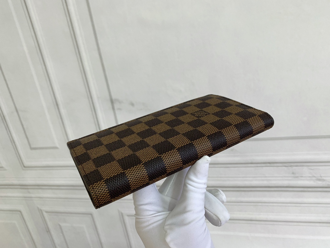 Louis Vuitton Brazza Wallet Brown Plaid N62665