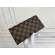 Louis Vuitton Brazza Wallet Brown Plaid N62665