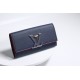 Louis Vuitton Capucines Wallet Navy M61248