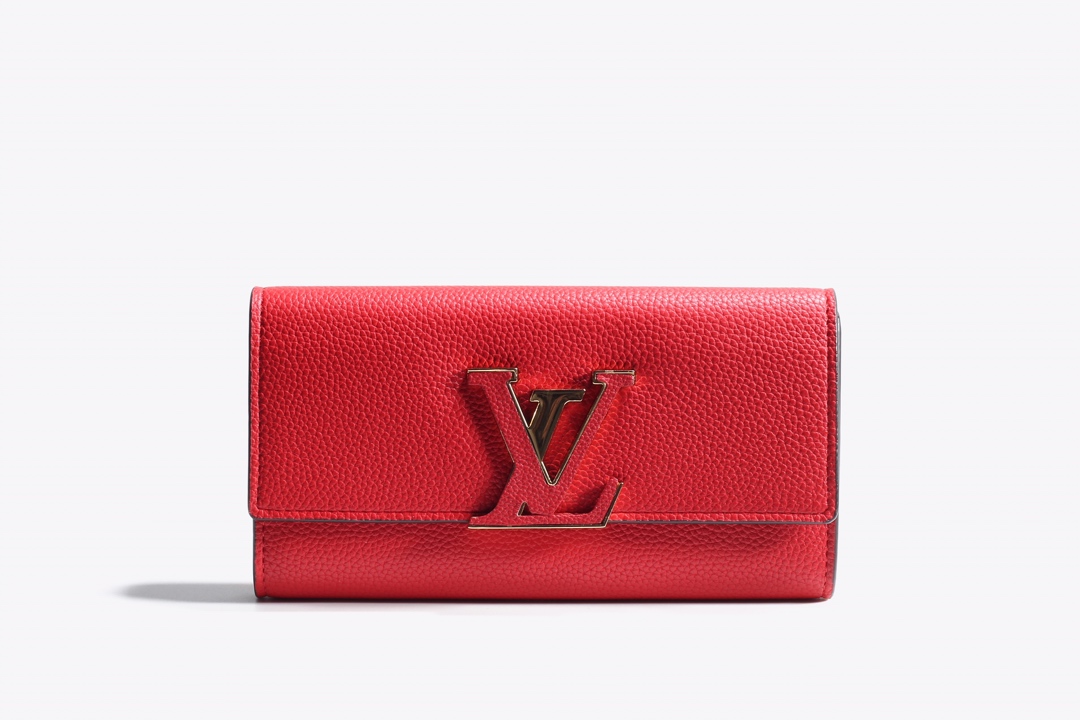 Louis Vuitton Capucines Wallet Red M61248