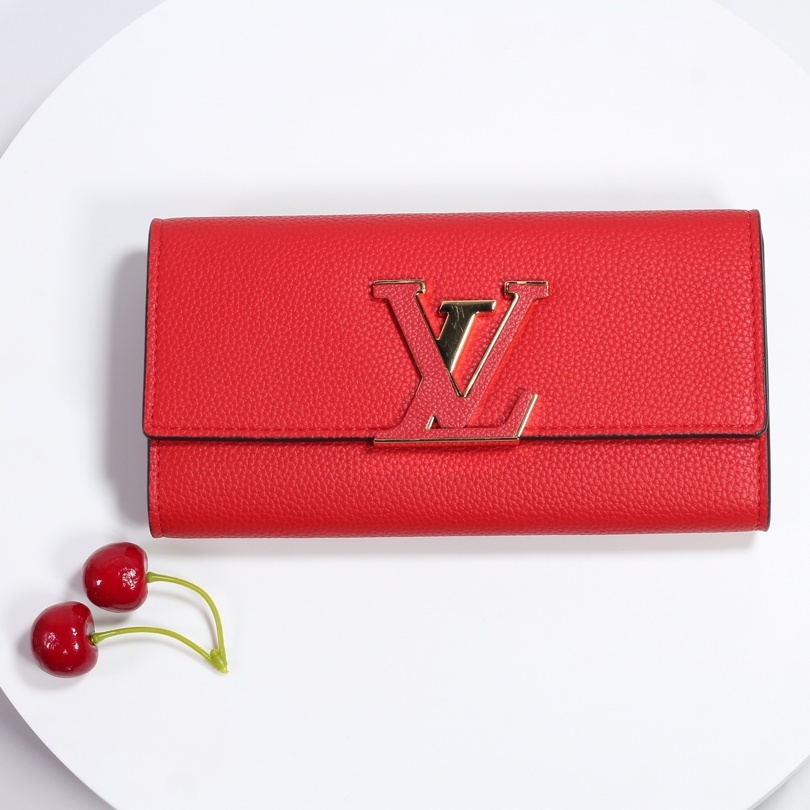 Louis Vuitton Capucines Wallet Red M61248