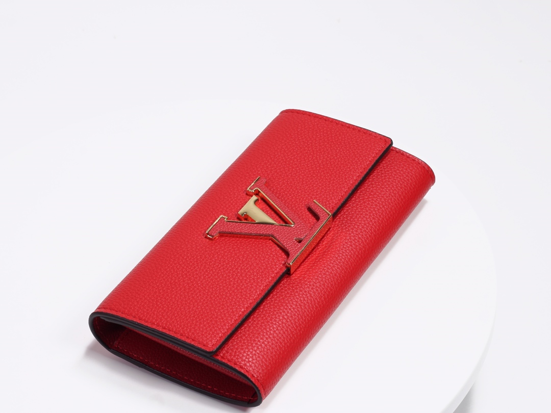 Louis Vuitton Capucines Wallet Red M61248