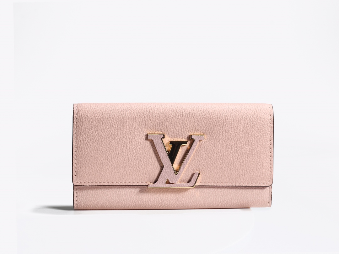 Louis Vuitton Capucines Wallet Pink M61248