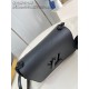 Louis Vuitton Twist MM Handbag Black M25325