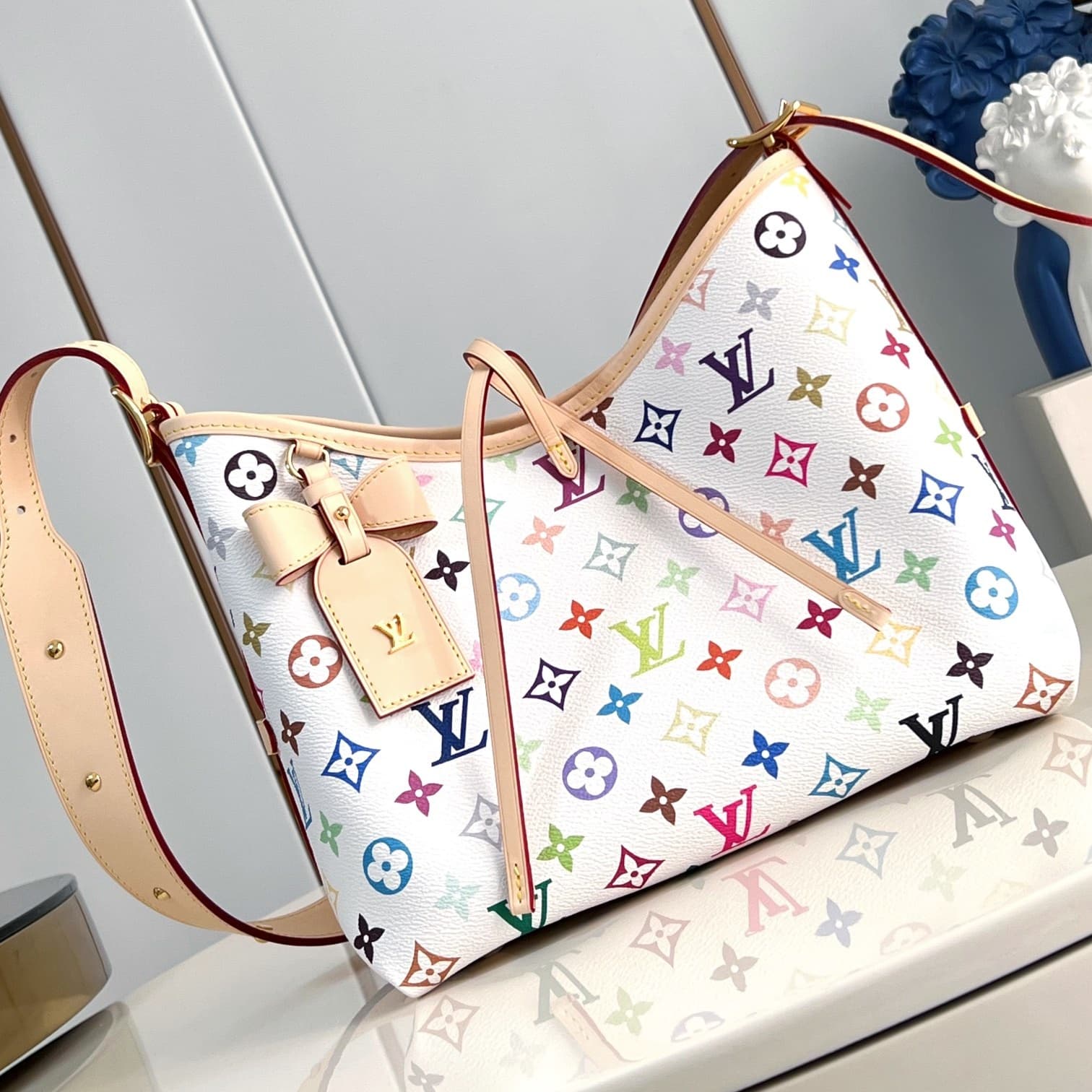 Louis Vuitton x Takashi Murakami CarryAll PM Handbag M13661