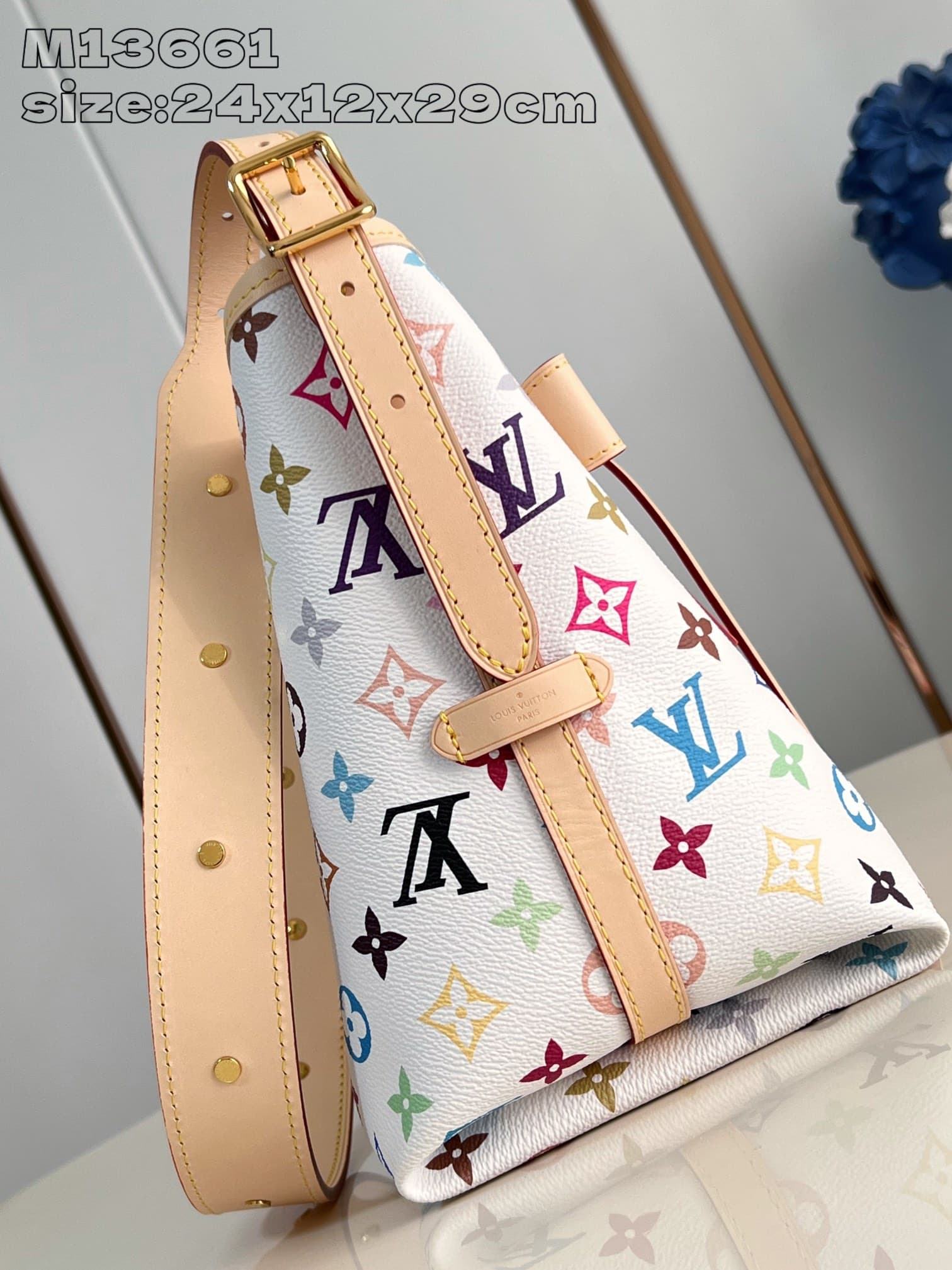 Louis Vuitton x Takashi Murakami CarryAll PM Handbag M13661