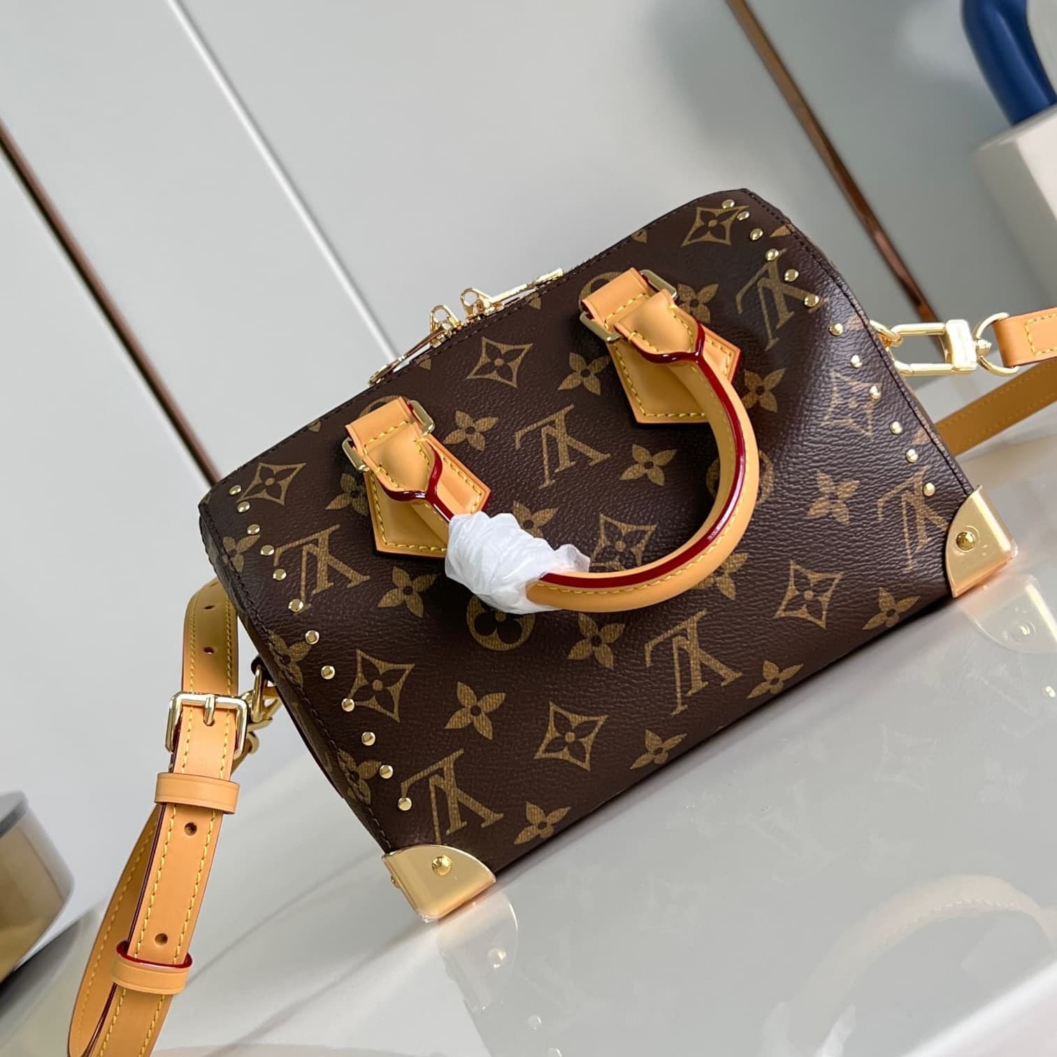 Louis Vuitton Speedy Trunk 20 Handbag M13146