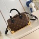 Louis Vuitton Speedy Trunk 20 Handbag Black M13146