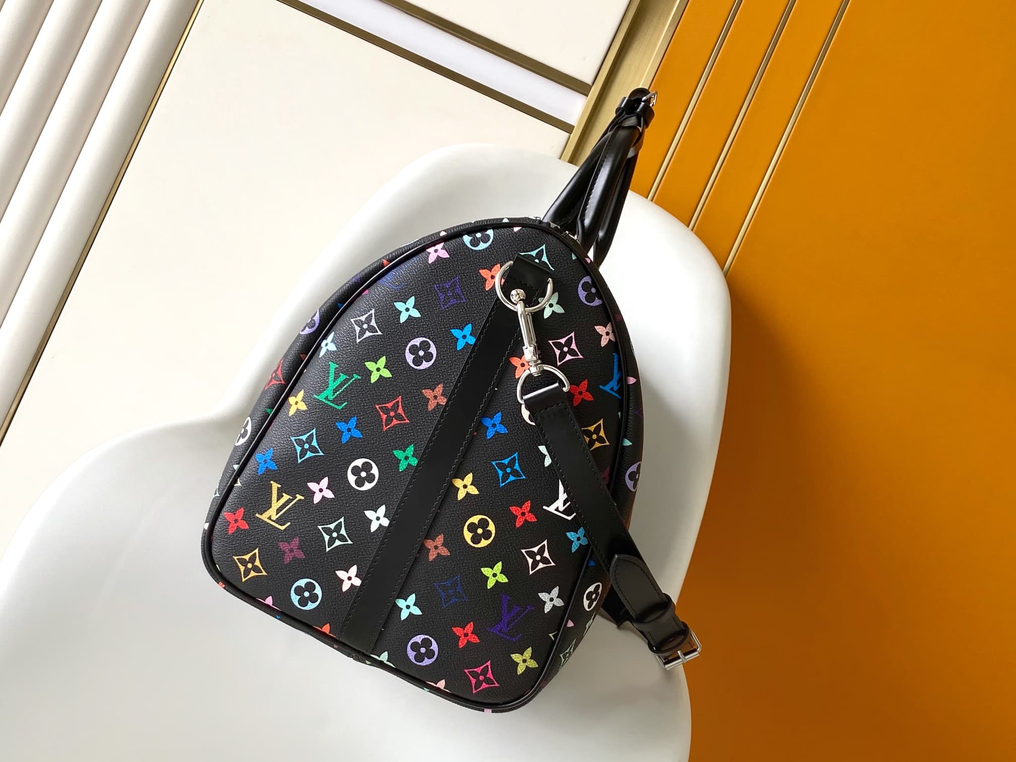 Louis Vuitton x Takashi Murakami Keepall Bandoulière 50 Duffle Bag M13745