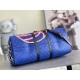 Louis Vuitton Keepall Sport 55 NBA Blue Basketball Weekend Duffle Bag M21105