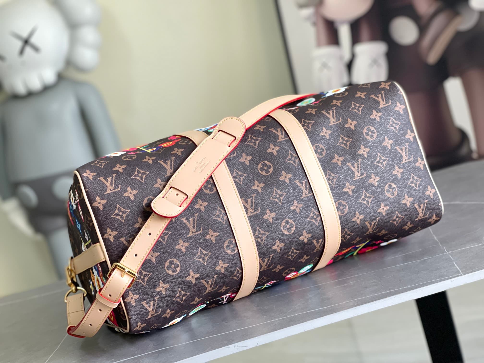 Louis Vuitton x Takashi Murakami LV x TM Keepall Bandoulière 45 Duffle Bag M14182