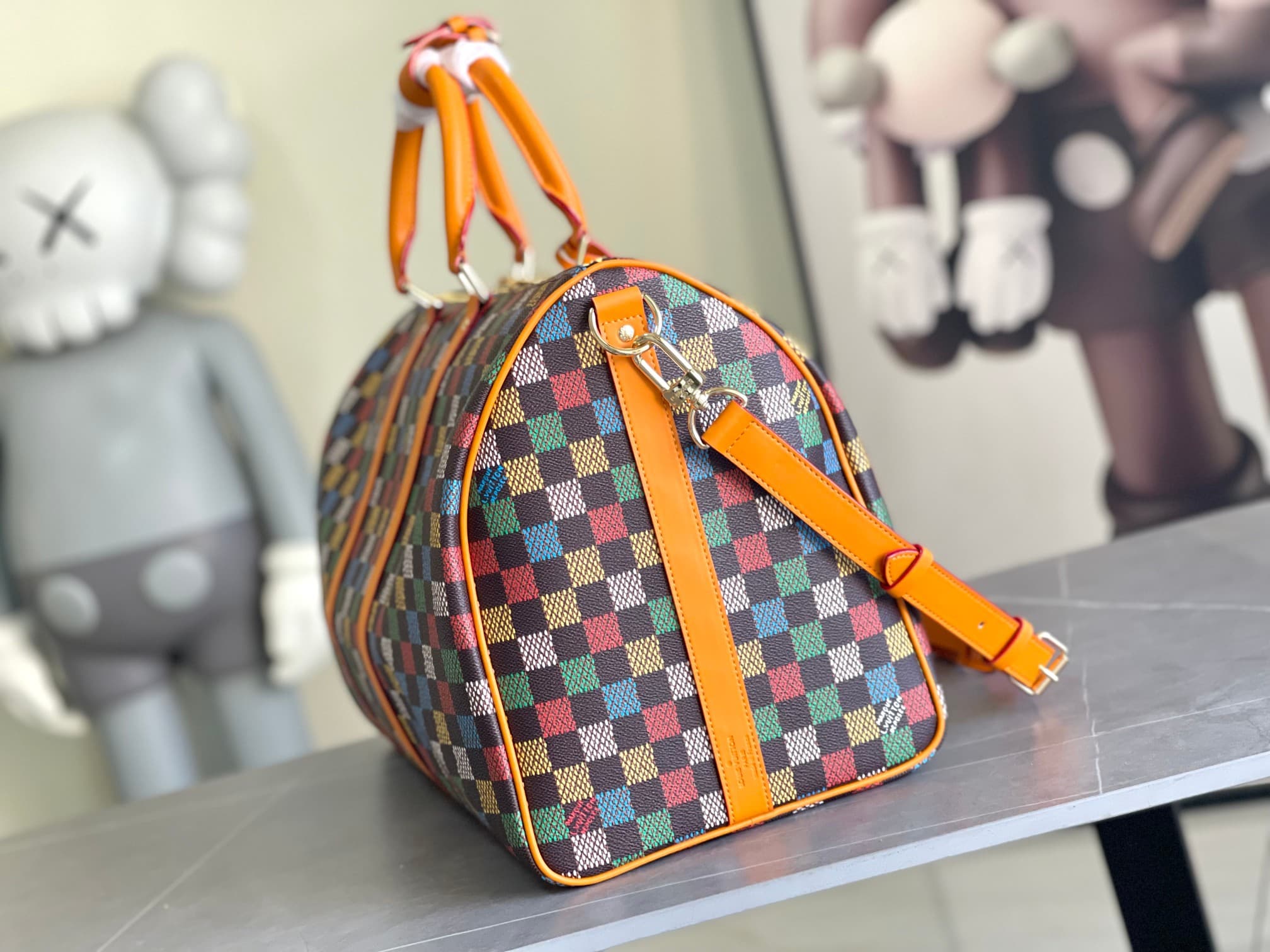 Louis Vuitton x Takashi Murakami LV x TM Keepall Bandoulière 50 Duffle Bag N00170