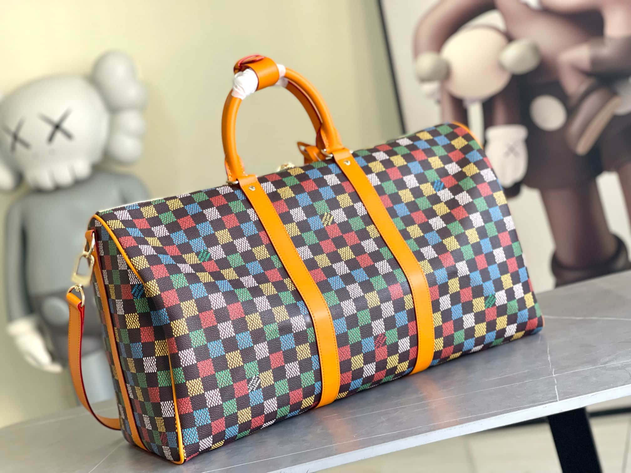 Louis Vuitton x Takashi Murakami LV x TM Keepall Bandoulière 50 Duffle Bag N00170