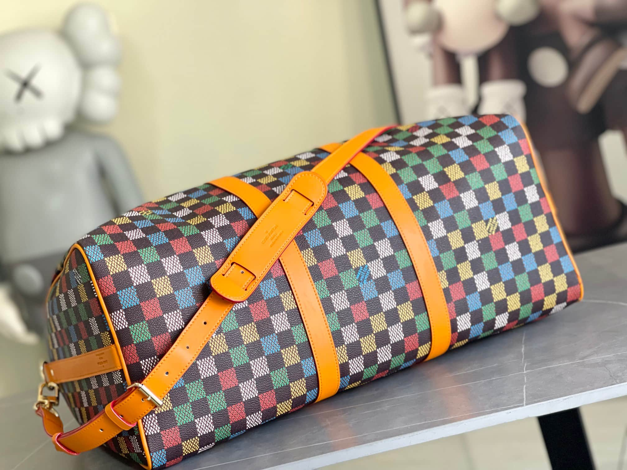 Louis Vuitton x Takashi Murakami LV x TM Keepall Bandoulière 50 Duffle Bag N00170