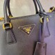 Prada Galleria Saffiano Leather mini-bag Black 1BA906