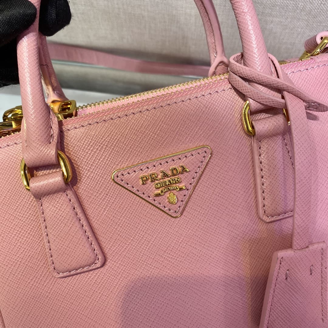 Prada Galleria Saffiano Leather mini-bag Pink 1BA906