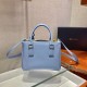 Prada Galleria Saffiano Leather mini-bag Light Blue 1BA906