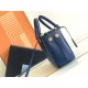 Prada Galleria Saffiano Leather mini-bag Dark Blue 1BA906