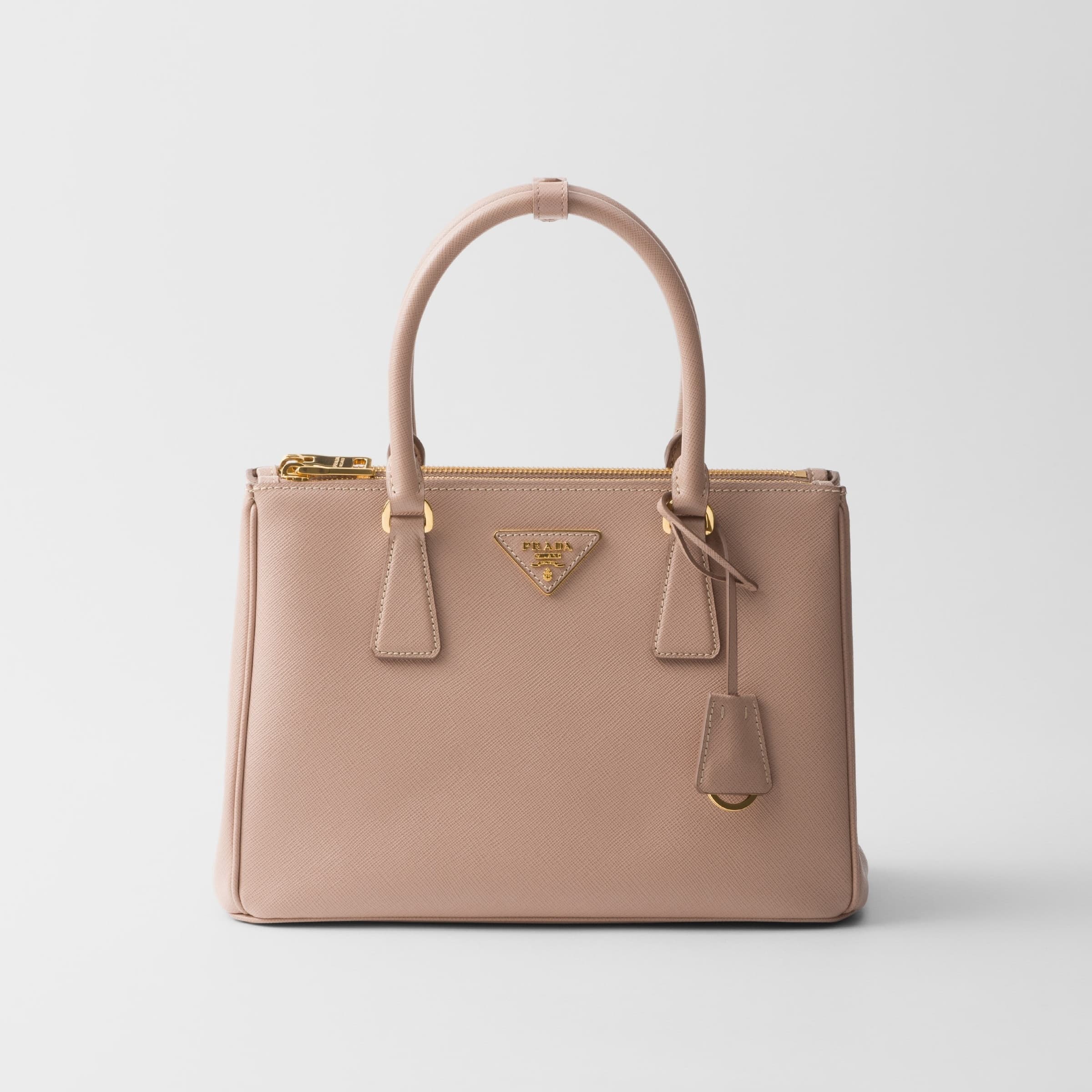 Prada Medium Galleria Saffiano Leather Bag Pink 1BA863