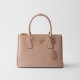 Prada Medium Galleria Saffiano Leather Bag Pink 1BA863