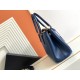 Prada Medium Galleria Saffiano Leather Bag Dark Blue 1BA863