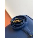 Prada Medium Galleria Saffiano Leather Bag Dark Blue 1BA863