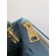 Prada Large Galleria Saffiano Leather Bag Light Blue 1BA274