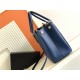 Prada Large Galleria Saffiano Leather Bag Dark Blue 1BA274