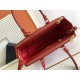 Prada Large Galleria Saffiano Leather Bag Red 1BA274