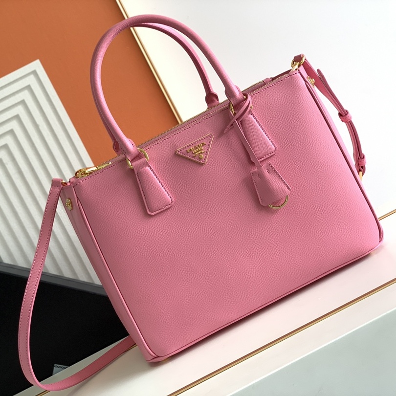 Prada Large Galleria Saffiano Leather Bag Pink 1BA274